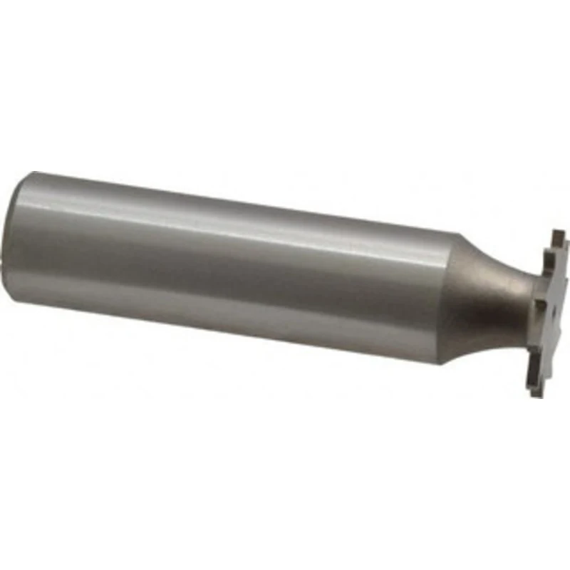 Made in USA 5/8 Cut Diam, 3/64 Cut Width, 1/2 Shank, Straight-Tooth Woodruff Keyseat Cutter High Speed Steel, Uncoate...